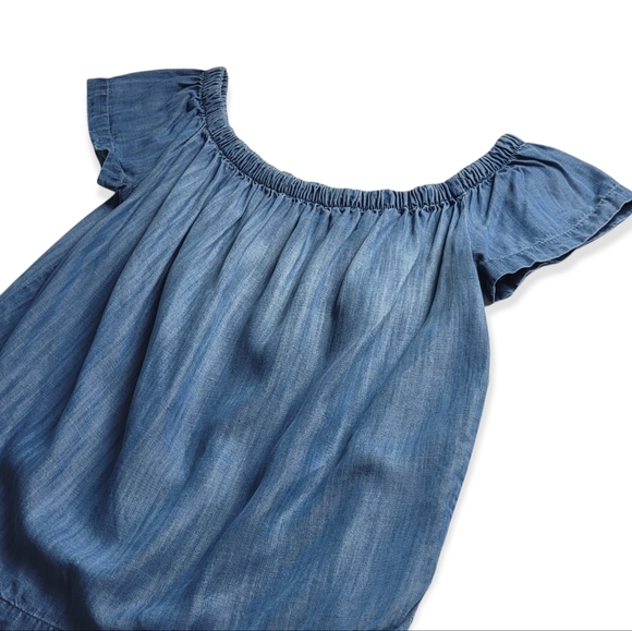 Cloth & Stone Chambray Off Shoulder Blouse - Picture 3 of 8